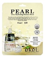 Маска для лица тканевая EKEL PEARL 25г