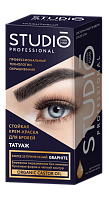 STUDIO PROFESSIONAL Краска для бровей с эффектом татуажа "Графит"