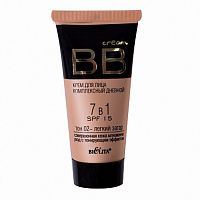 BIELITA Тональный крем BB 7в1 №02 SPF15 30 мл