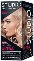 STUDIO PROFESSIONAL Ультра Стойкая крем-краска 12.8 Ультрасветлый серебристо-розовый блонд