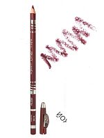 La Rosa Карандаш для губ и глаз 700-10-LP с точилкой тон каштаново-золотой