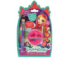 Милая леди Enchantimals Косметика для девочек гель-блестки  для тела и волос цвет розовый