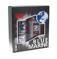 Фестива НАБОР МУЖСКОЙ BLUE MARINE SPORT Шампунь 250мл+пена для бритья 200мл