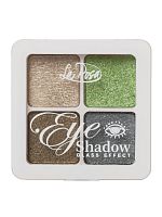 La Rosa Тени глиттеры для век 104-2 LE GLASS EFFECT 4-х цветные 