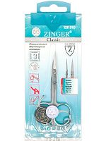 ZINGER Ножницы для ногтей В-112-S-SH прямые ручная заточка 